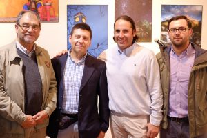 Mario Saez, Jorge Henríquez, Anthony Odgers y Michel Dupré del Fotoclub Concepción