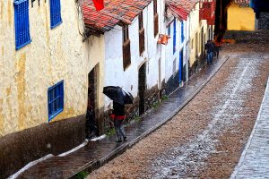 Hablando bajo la lluvia